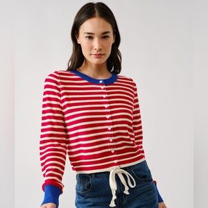 Free People stripped sweater